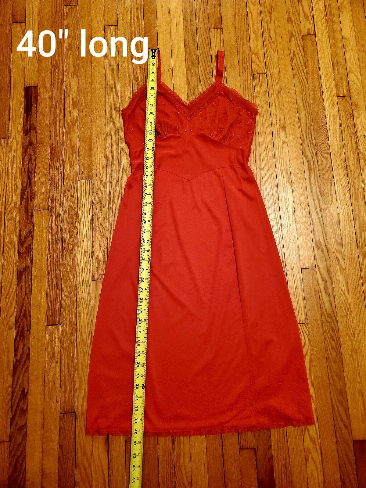 Stoneswear Vintage Red Slip Size 34 Tall M