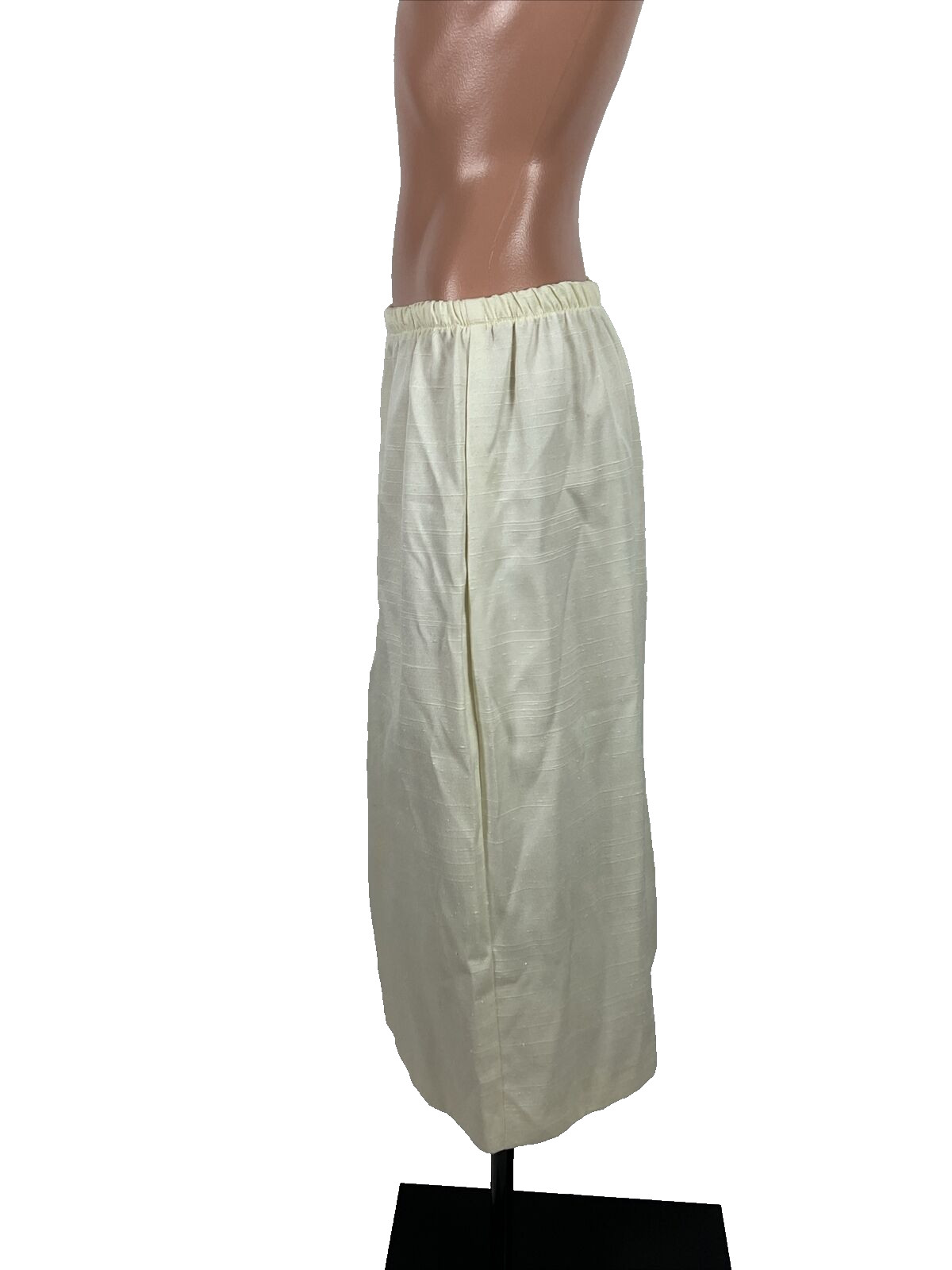 LORAC ORIGINAL Vintage Skirt Suit NWT Linen Like Puffy Shoulder Sleeve UNIONMADE