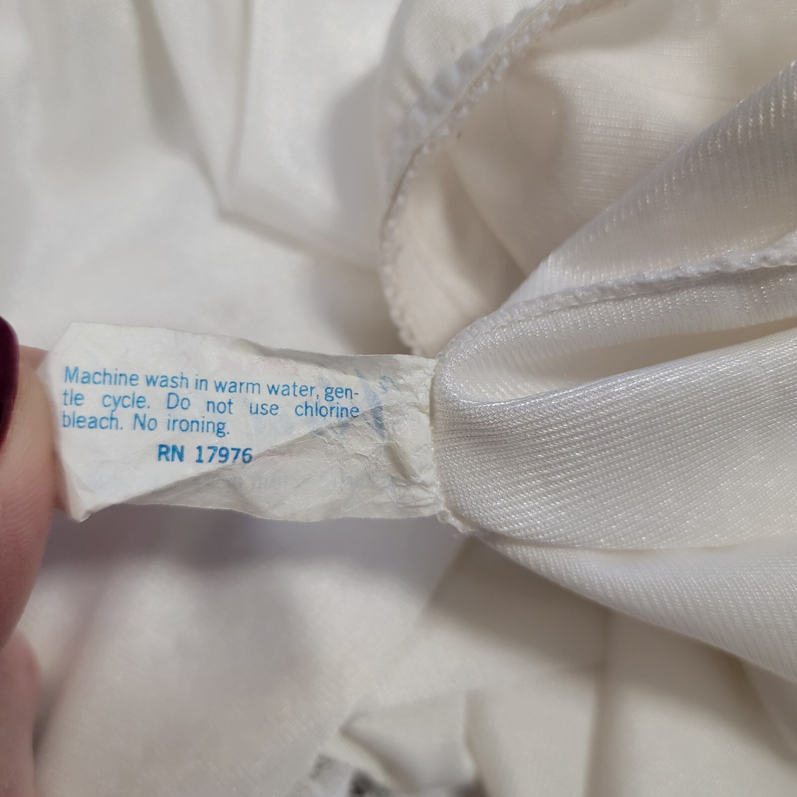 Vintage Lingerie by Vincent Half Slip Lace Nylon Pearl Off White Size Medium