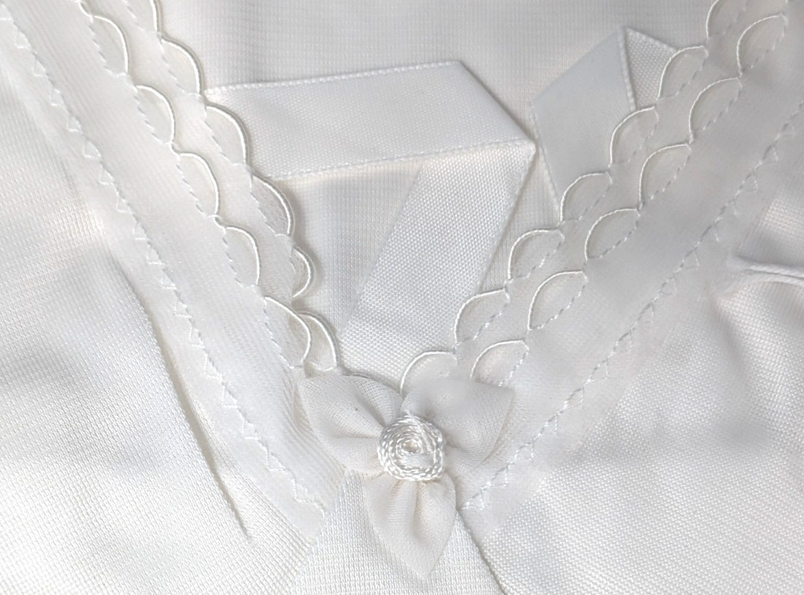 Vintage Sears JR Bazaar Junior Size 13 White 49482 Mini Non Cling Doesn’t Slip