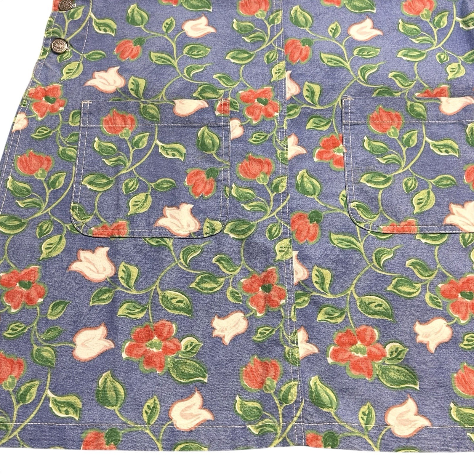 90s Floral Jumper Dress Phoebe Buffay Cottagecore Fairy Soft Girl 38 Inch Bust