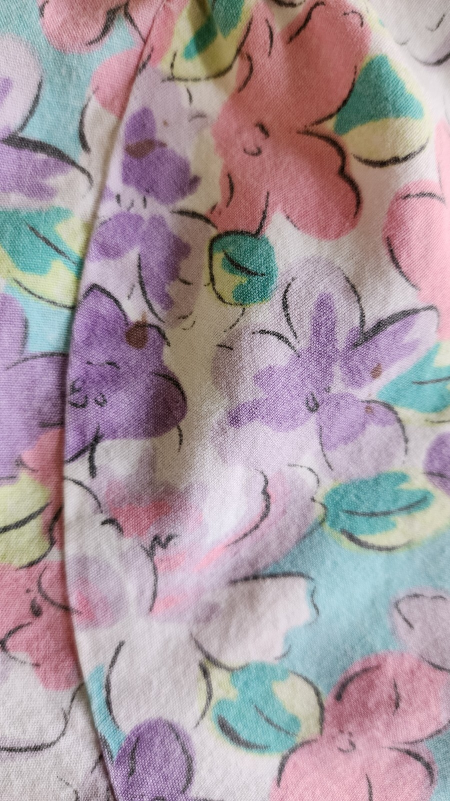 Vintage K-Mart PINK With Pearl Style Snap Closure House Coat Duster Nightgown L