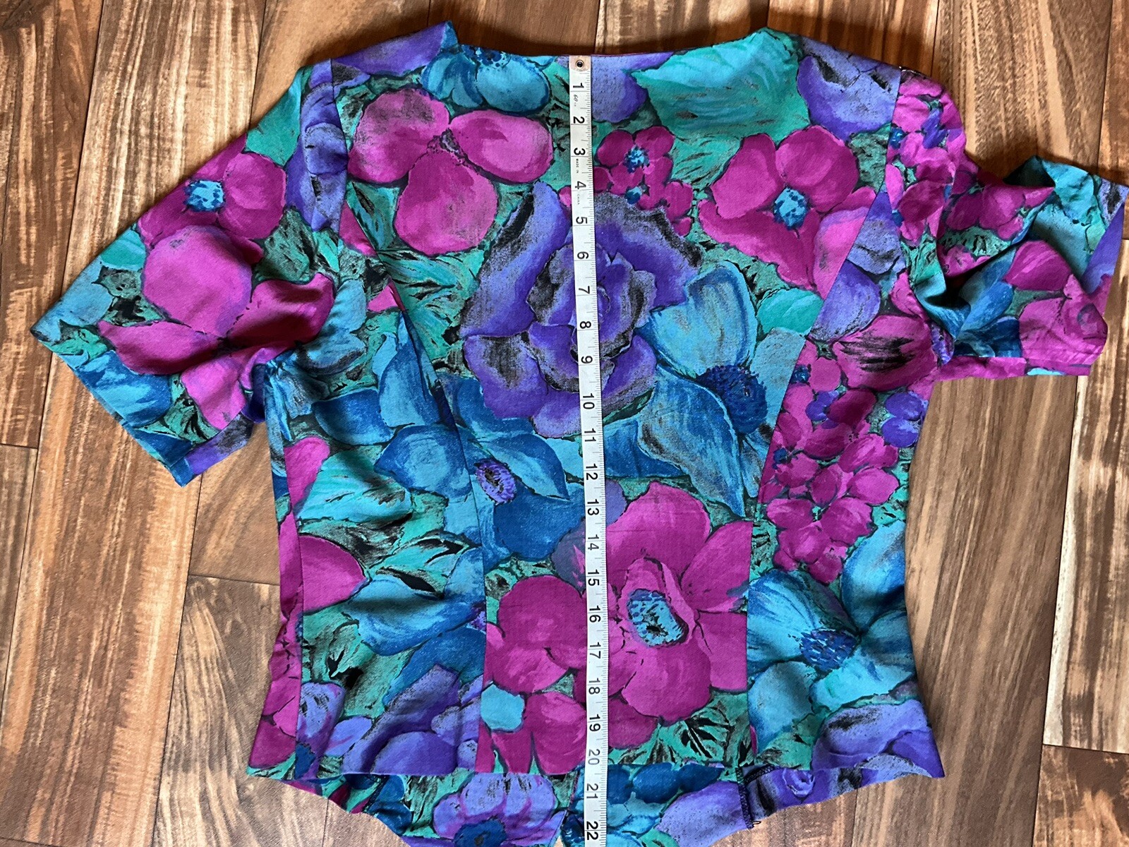Joan Leslie Vintage 80’s Women’s Top Tropical Hawaiian Size 12 Golden Girls