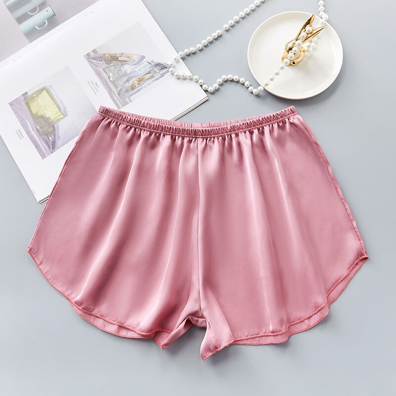 Women’s Satin Pajamas Short Cozy Lightweight Fun Lounge Shorts Sleep Bottoms New