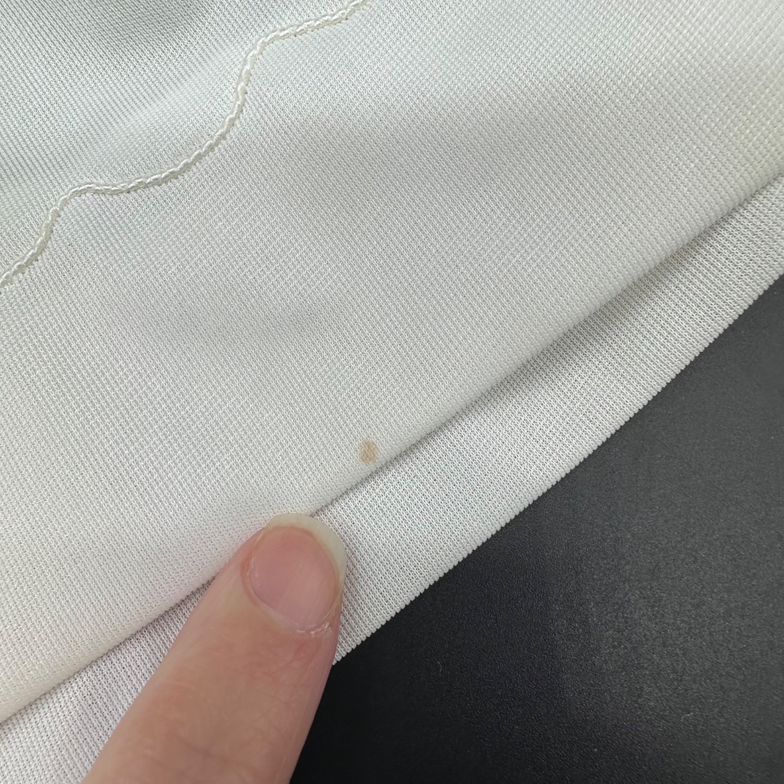 Vintage Long Dress Slip White Nylon Elastic Waist Movie Star USA Medium