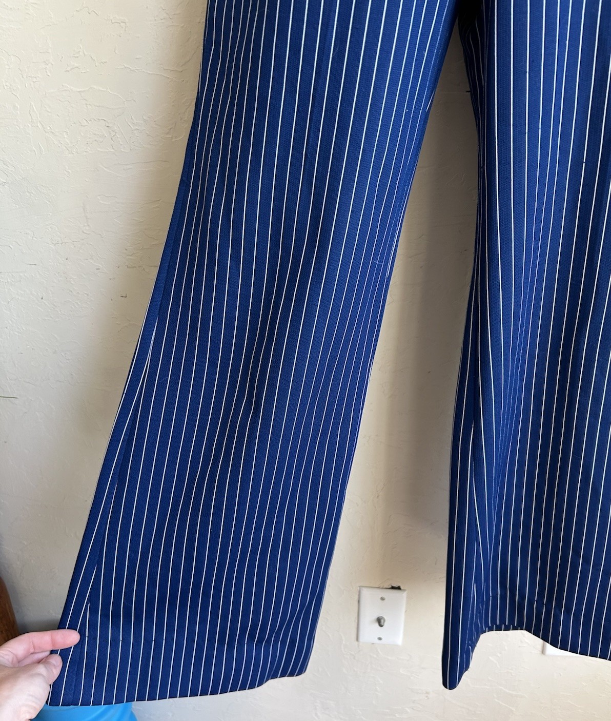 Vintage 1970s Jerell Of Texas Jumpsuit S Wide Leg Palazzo Mod Preppy Disco Retro