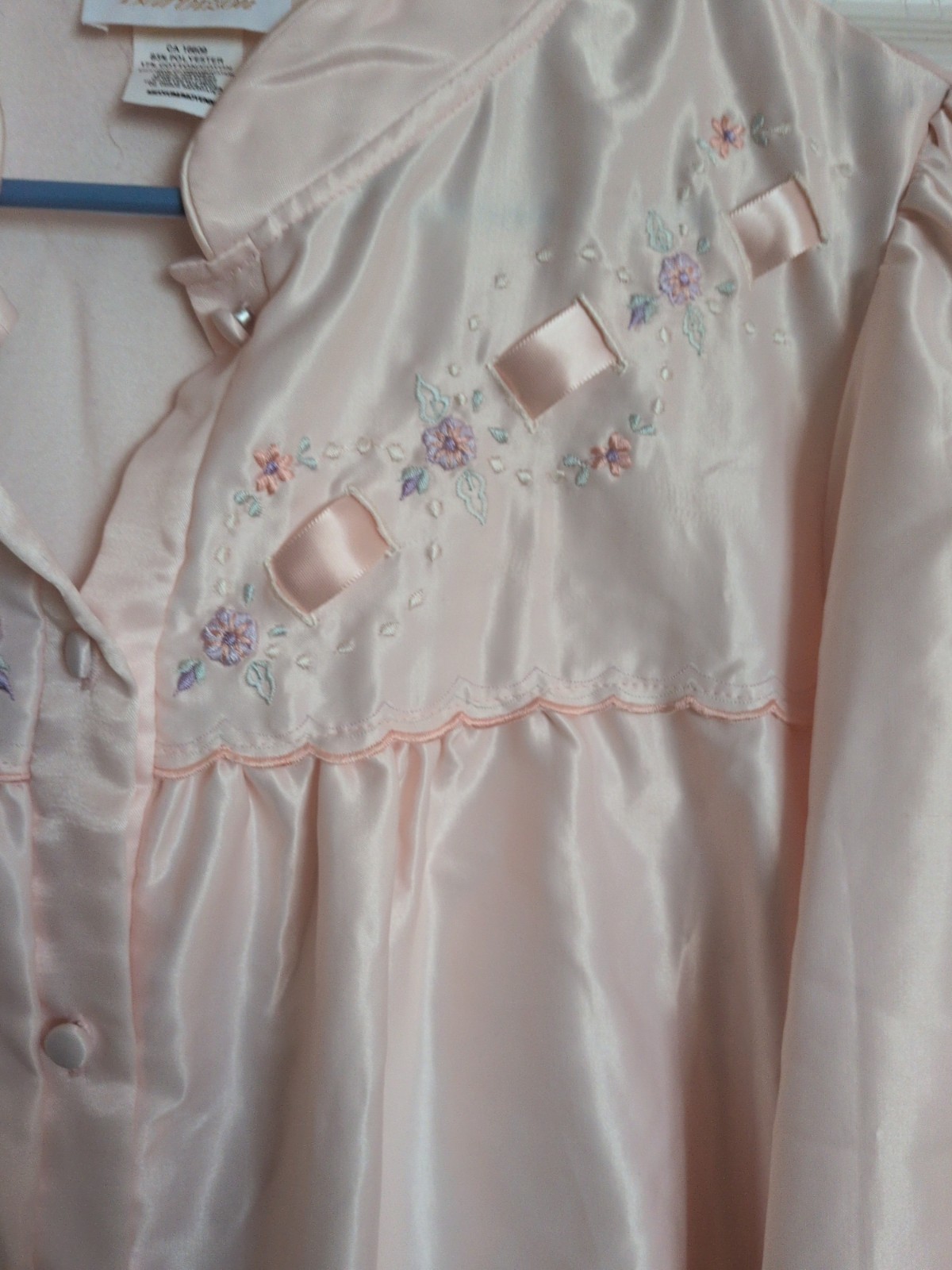 Vintage NWT Barbizon Pink Polyester Cotton Nightgown Sleepwear Sz Medium