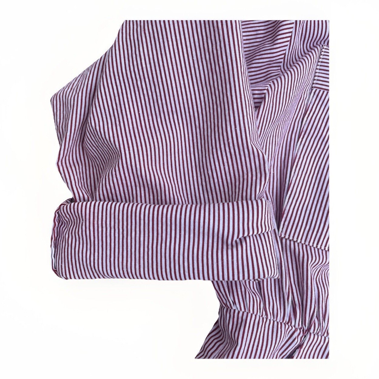 True Vintage Red and white pinstripe dress by Taurus Two size 10 Union made USA