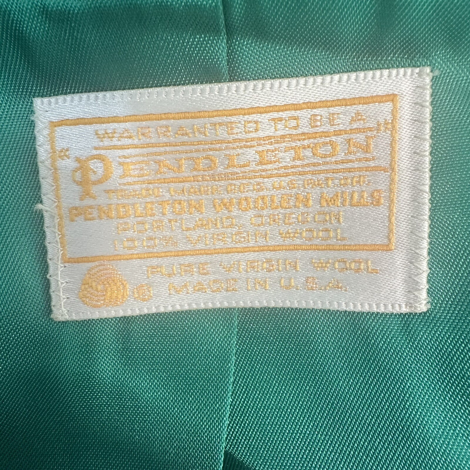 Pendleton wool 2 Button blazer Holiday Green Women’s Size 12**VTG**