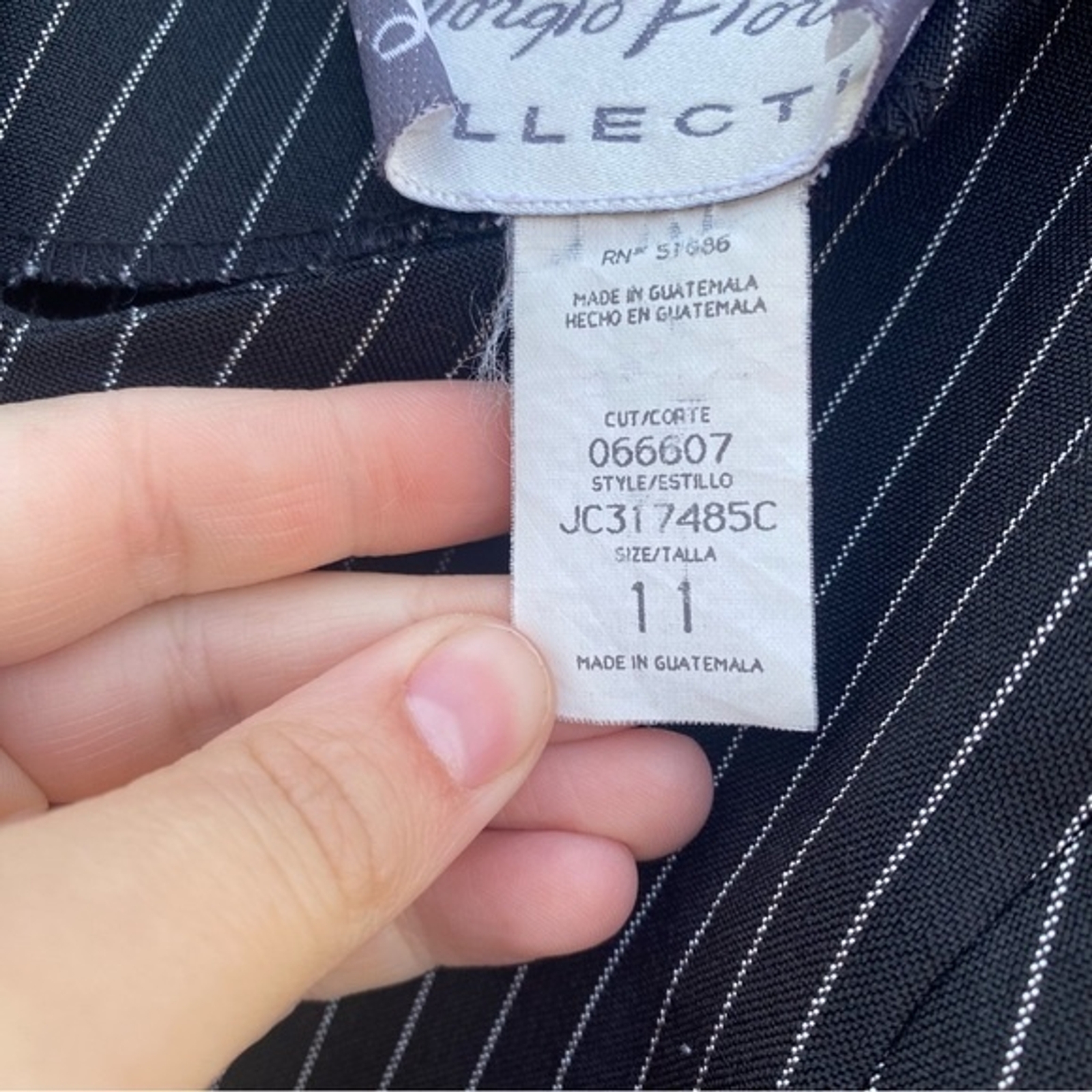 Giorgio Fiorlini Collection Pinstripe Jumper