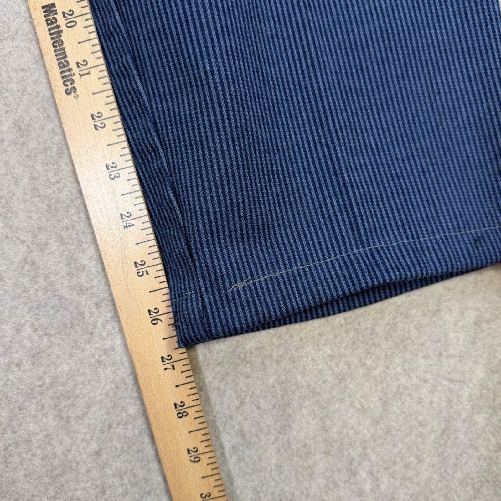CHIC Vintage Pinstripe High Waisted Elastic Waist Pants Cotton Sz 14 Made In USA