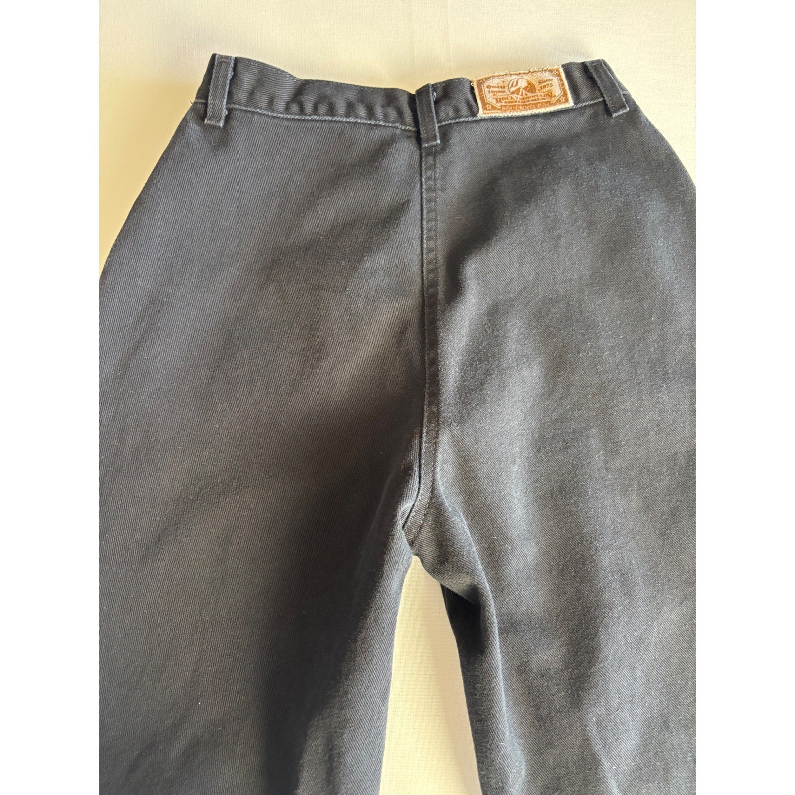 Vintage Rocky Mountain Western Jeans Black Yoke Front USA Made Womens 9/10 26×32