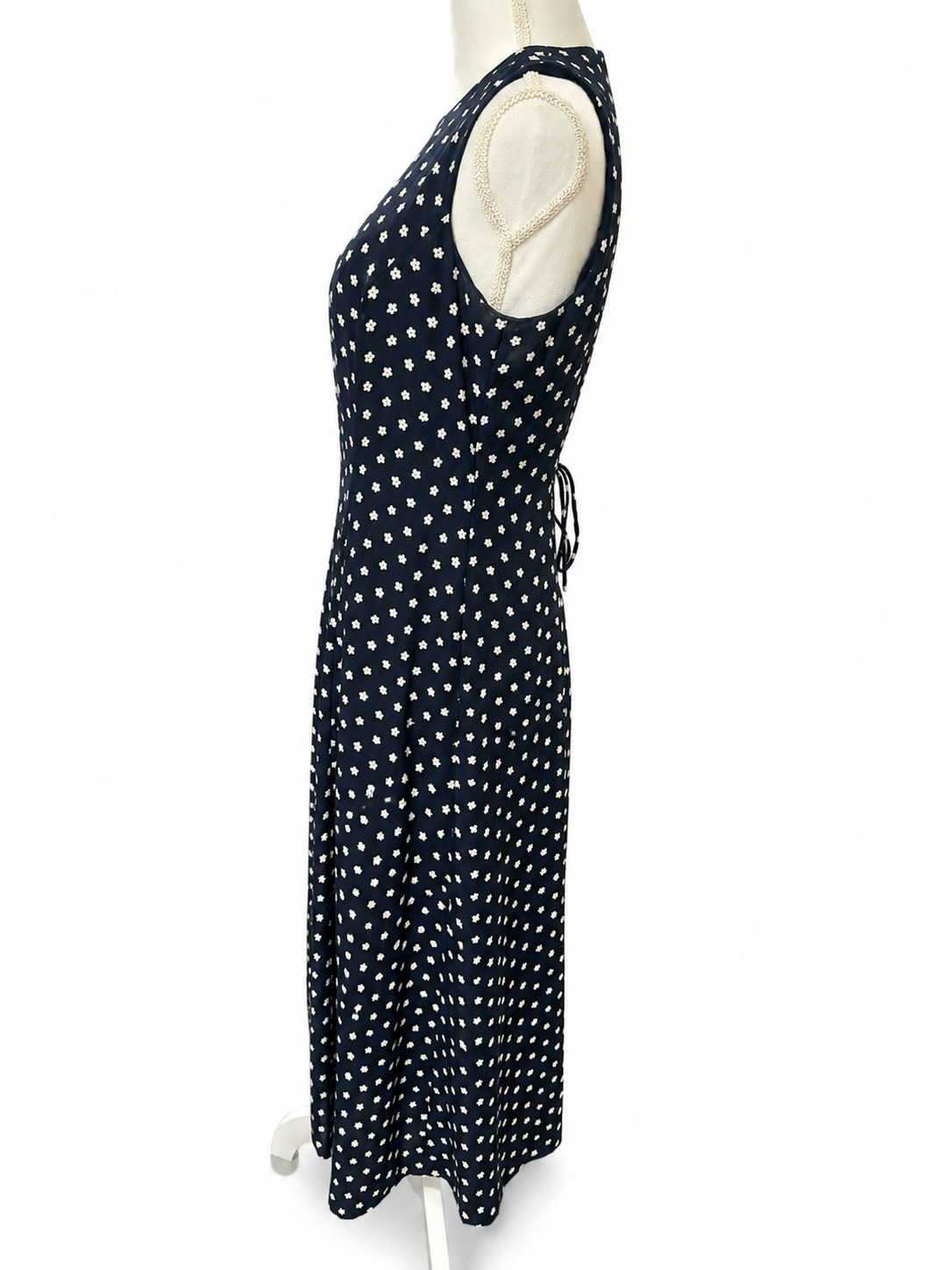 Vintage Cynthia Howie for Maggy Boutique Petite Dress Floral Dots Sz 8p
