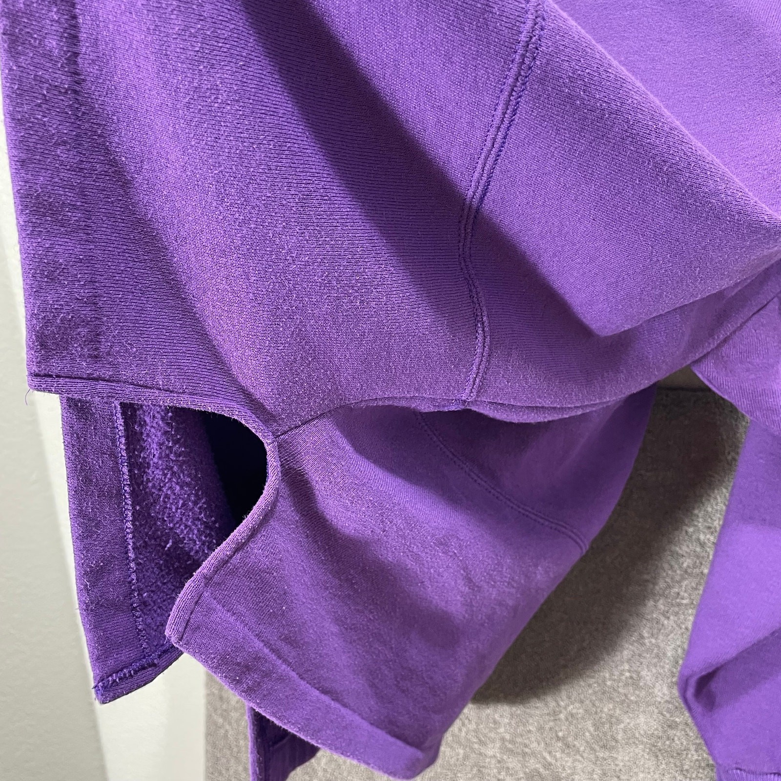 Vintage 90s Purple Long-sleeve Polo Sweatshirt Collared Sunbelt Sportswear XL