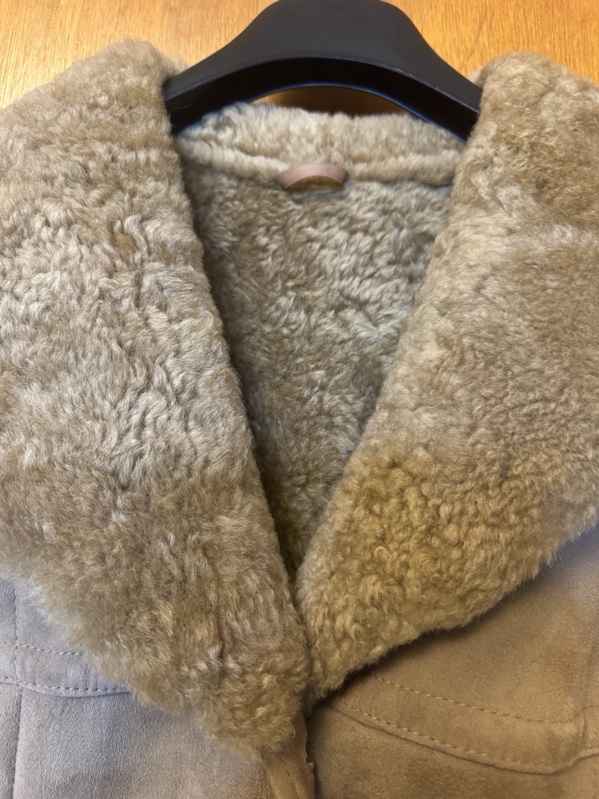 REAL VINTAGE Samband Of Iceland Shearling Lamb Penny Lane Full Length Coat