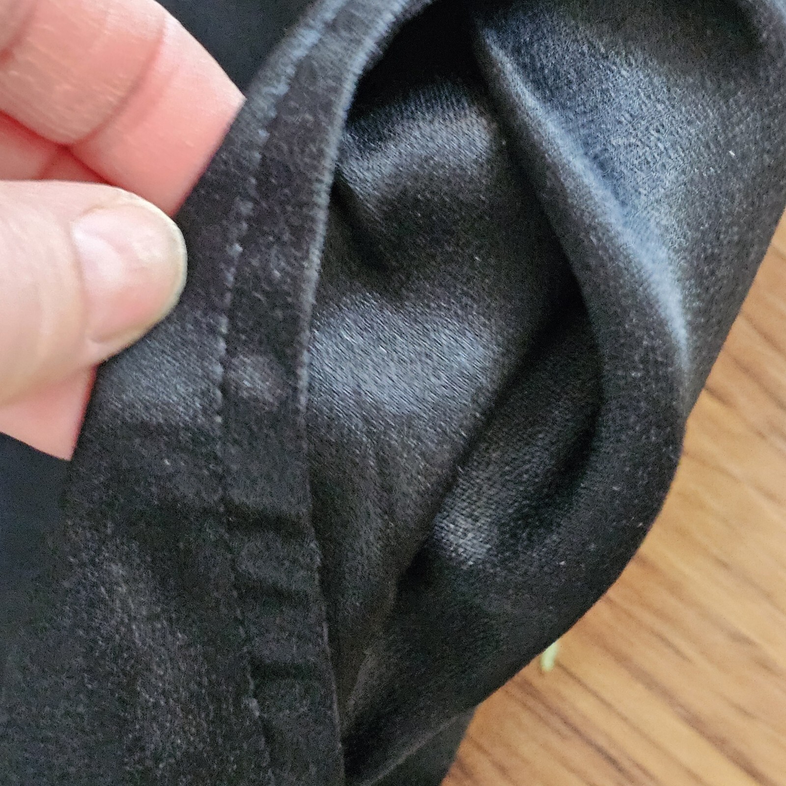 Woman’s Vintage Satin Pants Ladies Garment Union Made ABXG BLACK 13/14