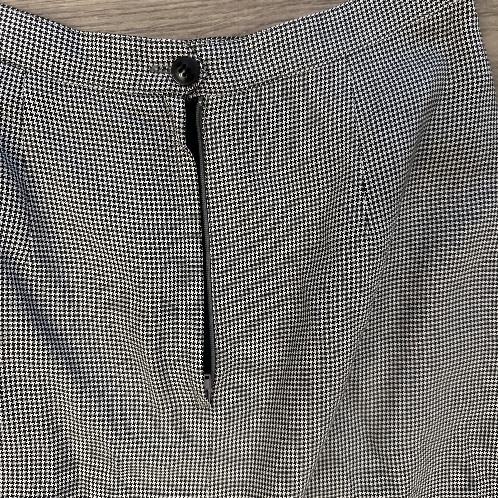 Vtg Kasper For ASL Plaid Double Breasted Blazer Skirt Set Womens Gray 8