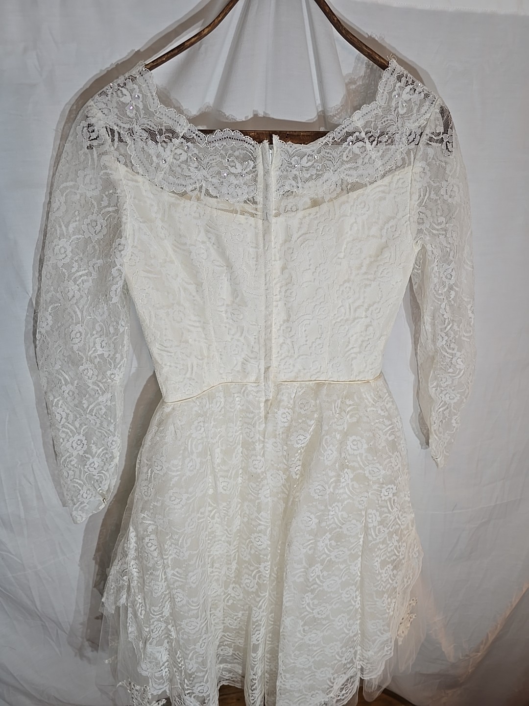 1950’s Lace Party Dress, Mid Century Prom, Wedding, Cocktail Dress