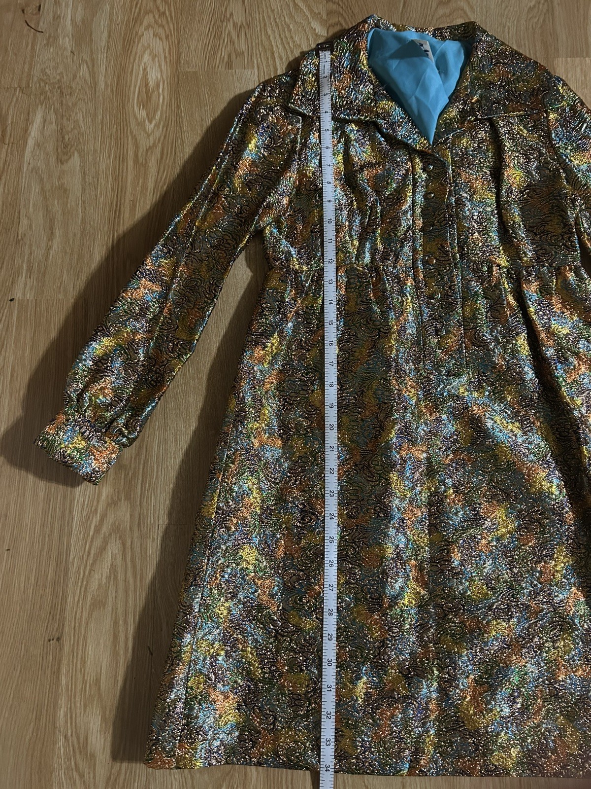 VINTAGE Brocade Coat Dress – Leslie Juniors