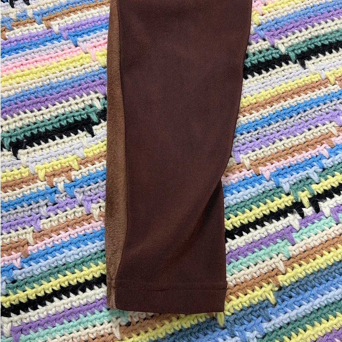 Vintage 80s Bisou Bisou Paris Brown Suede Riding Trouser Leggings