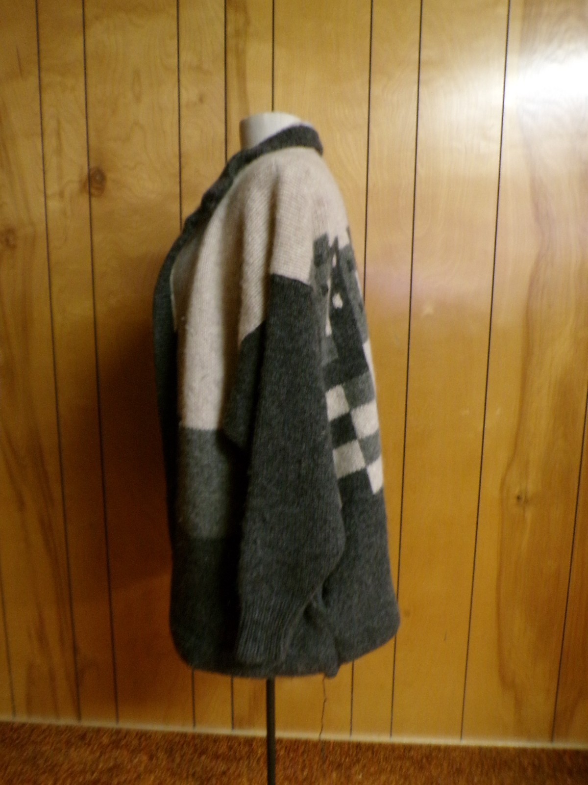 Vintage LE ROY KNITWEAR Wool Cardigan Sweater Size Large