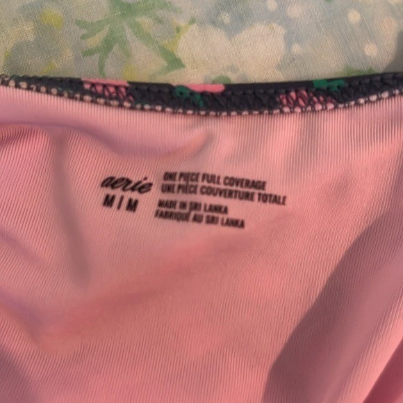 NWT Aerie | Floral Ditsy Print Ruffle One Piece Full Coverage Swimsuit Medium