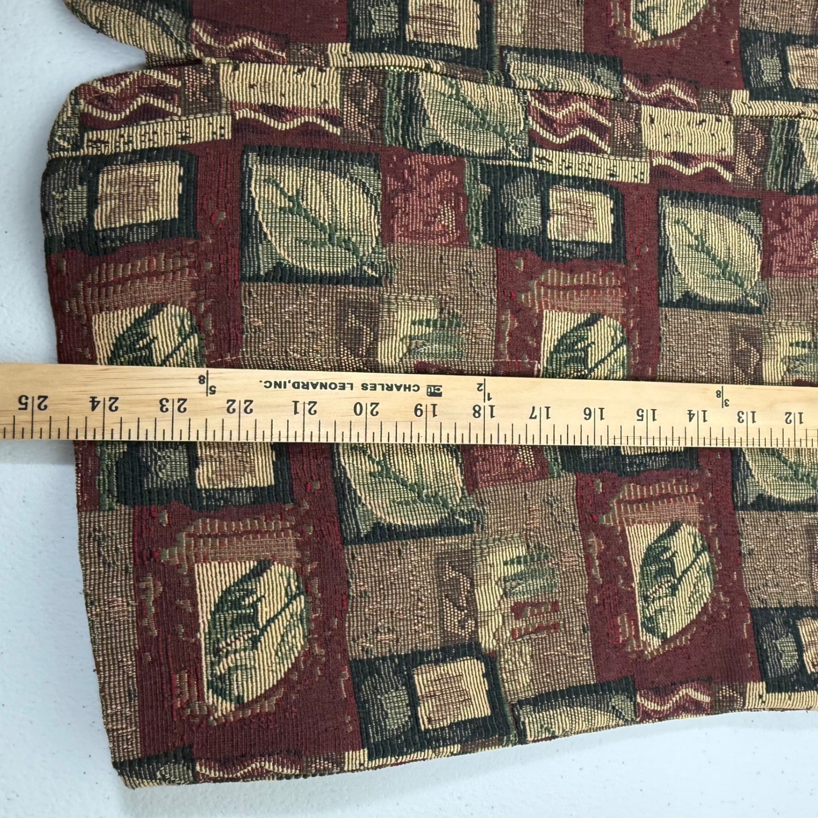 Draper’s & Damon’s Vintage Tapestry Jacket L Zip Up Patchwork Art To Wear Boho