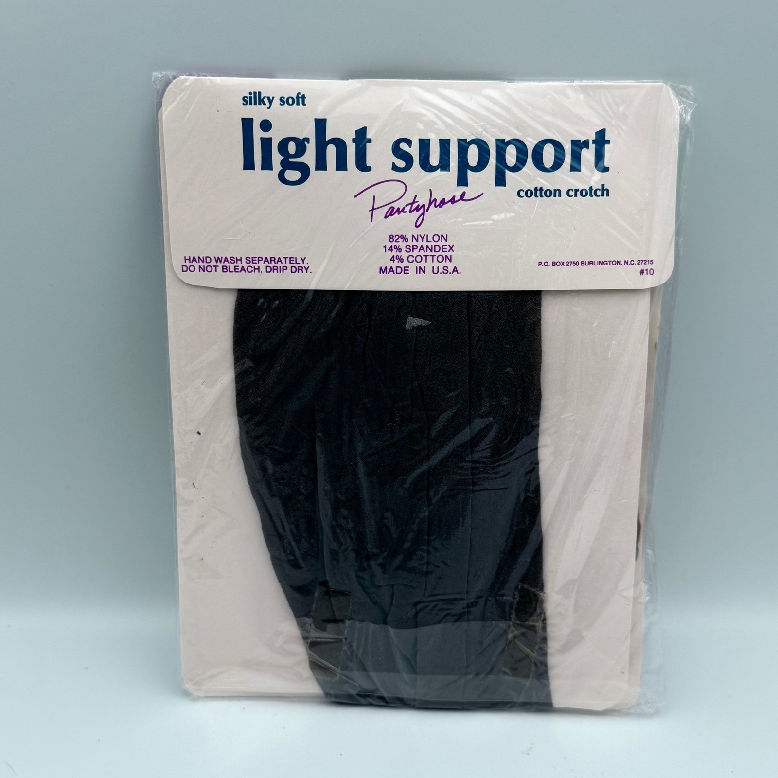 Vintage NOS Pantyhose Lot 5 Light Support Control Top Taupe Black Beige Med Tall
