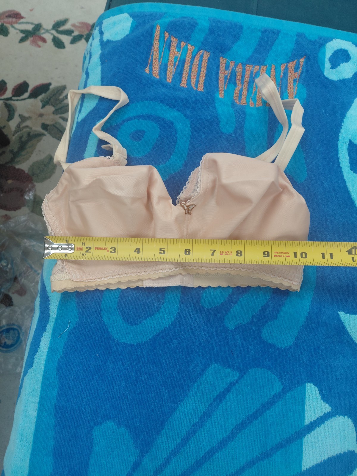 Vintage Lady Cameo Lingerie Bra Size 26EE