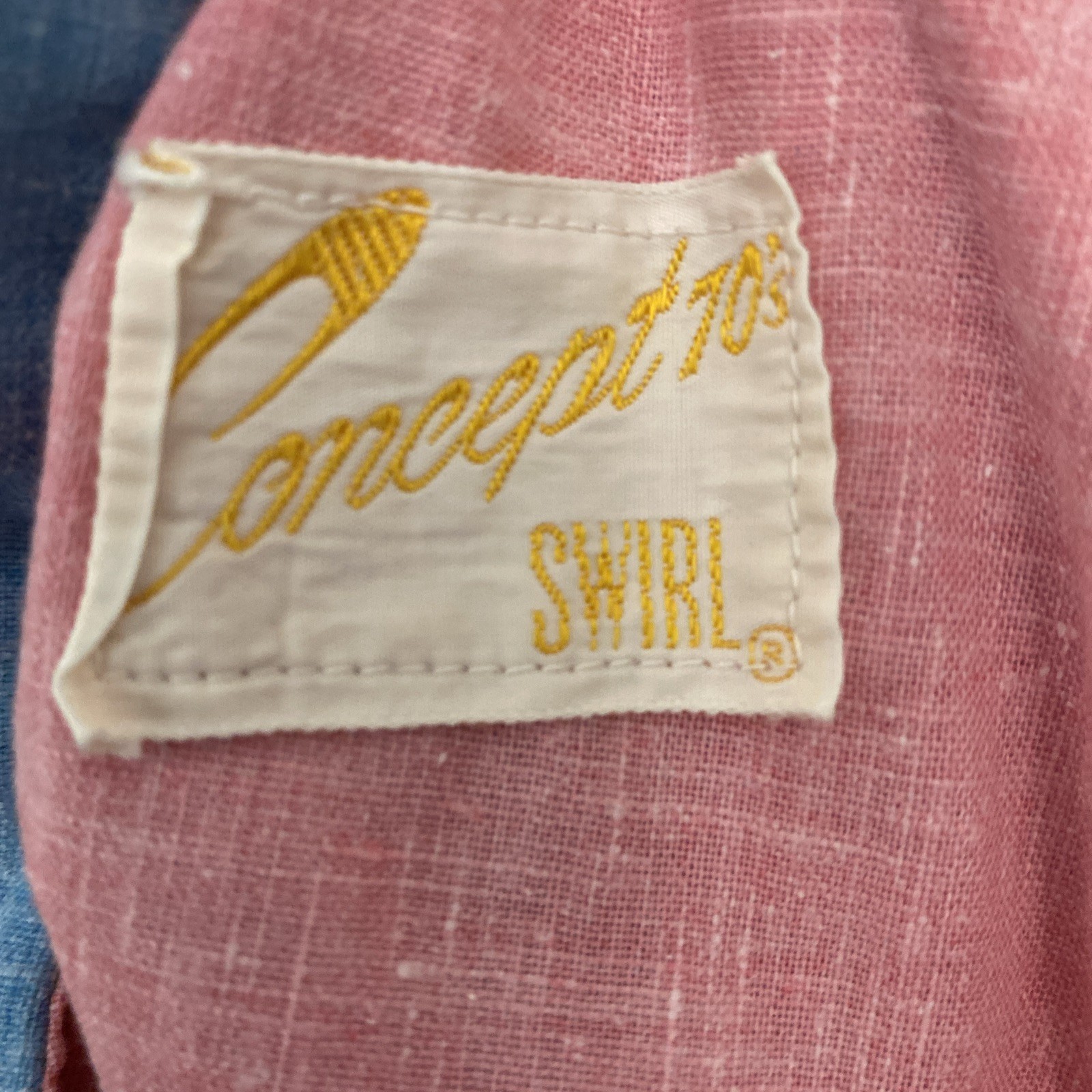 Vintage Concept 70s Swirl Dress Summer Cocktails