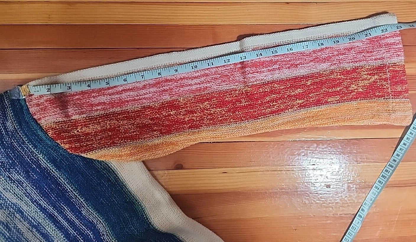 1970’s Organically Grown Sweaters by ARPEJA Rainbow Turtleneck (M/L? READ)