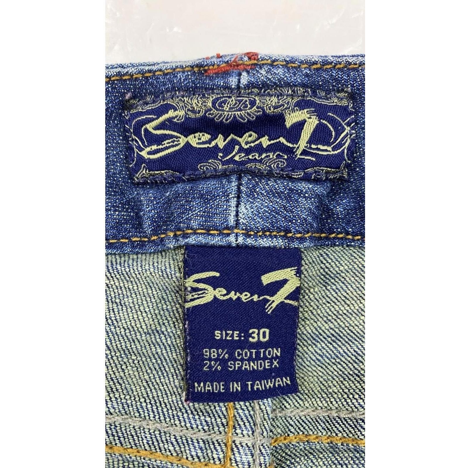 Seven7 Women’s Bootcut Vintage Y2K Denim Jeans 10