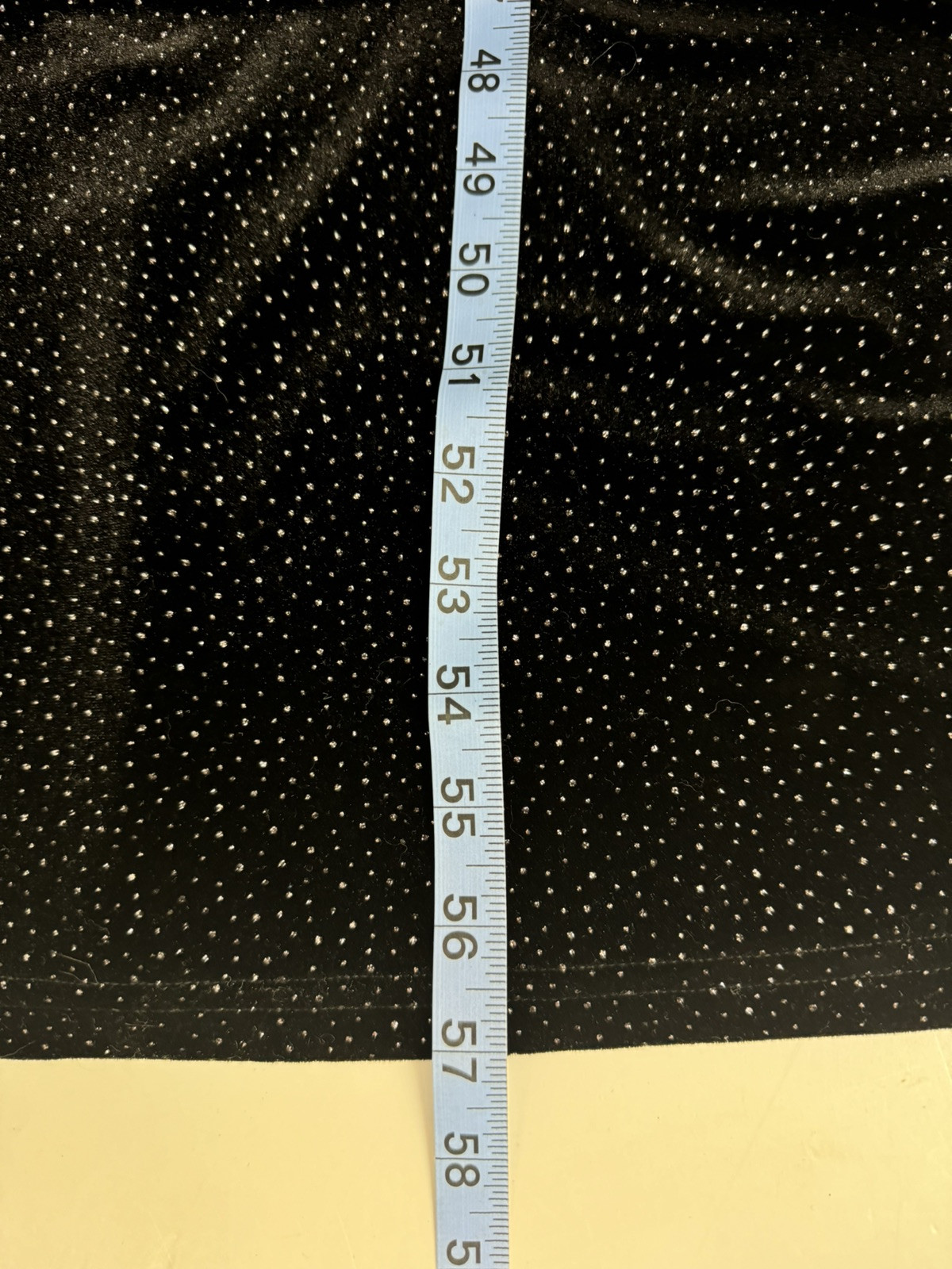 Vintage Byer Too! California Black Glitter Dot Maxi Dress Size M Made In USA