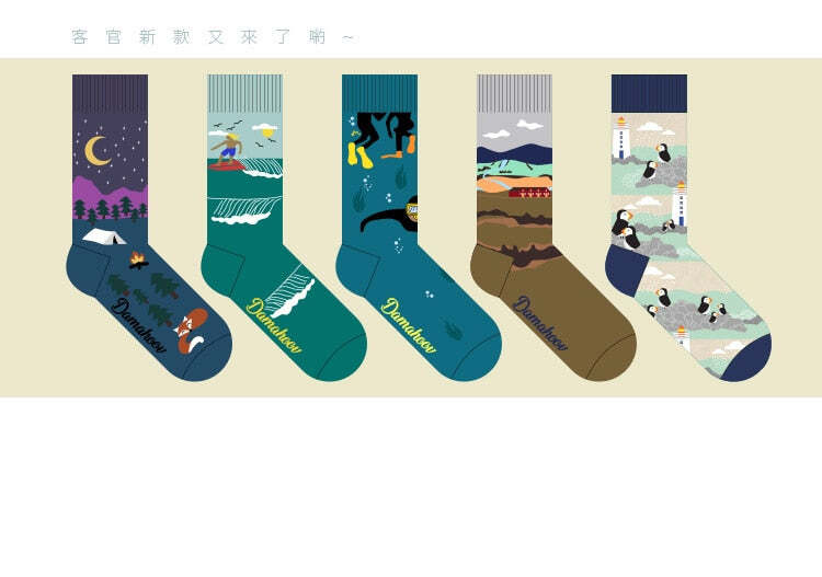 Unisex Harajuku Socks – 1 Pair