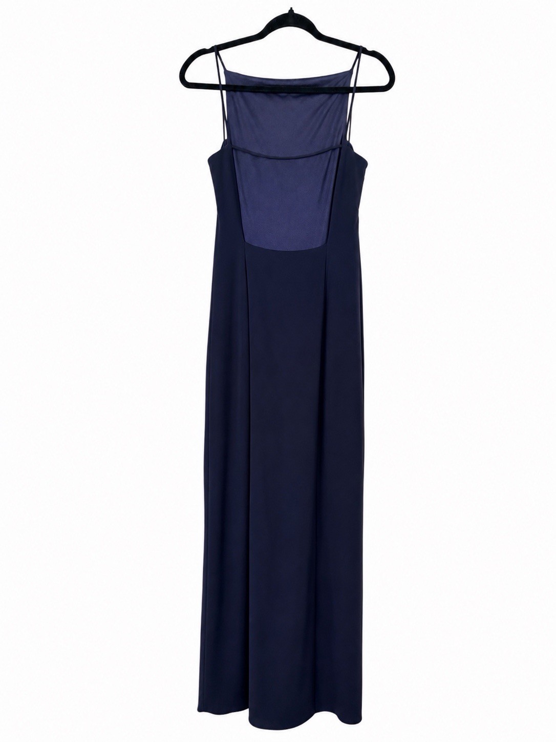 Vintage Laundry by Shelli Segal Navy Blue Maxi Evening Dress Size 6