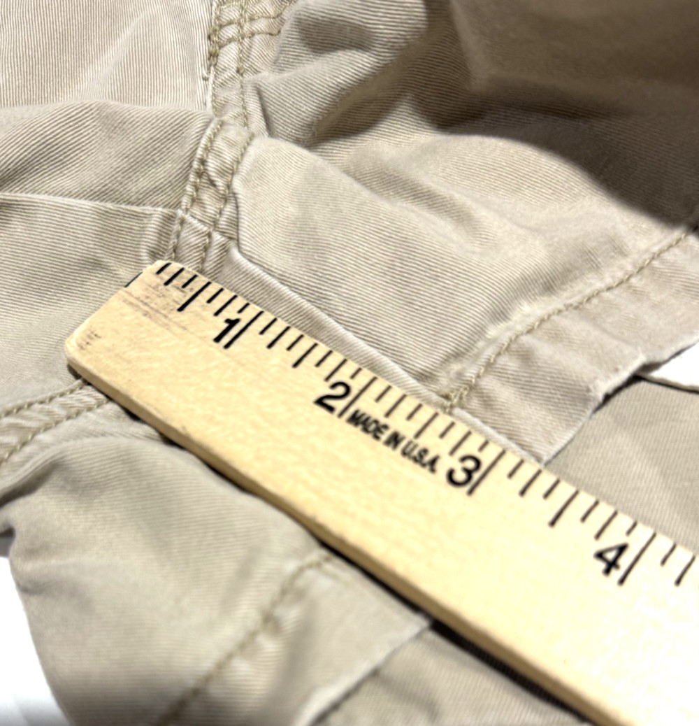 Abercrombie And Fitch Mini Shorts Khaki Cargo Woman 6 Grunge Y2K Preppy Vintage