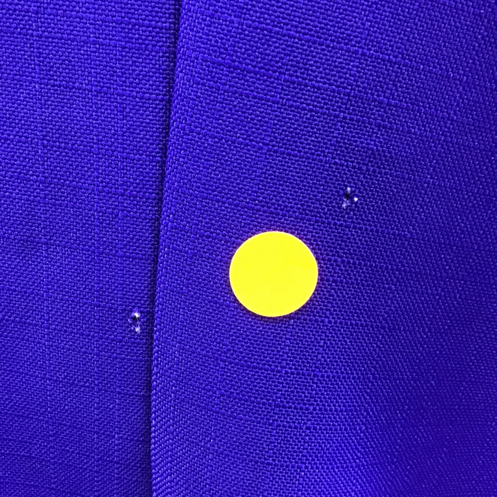 Whirlaway Frocks Vintage 80’s Dress Sz 16P Petite Royal Blue Metal Buttons Flaws