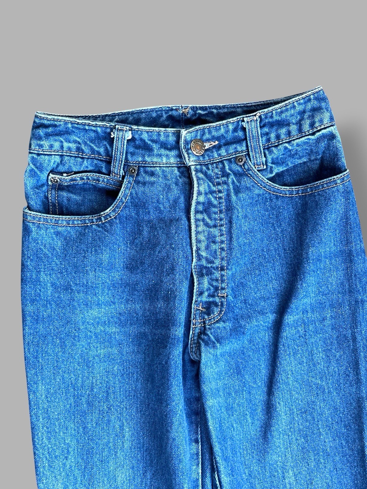 Vintage Calvin Klein High Waist Jeans Raw Hem Straight Leg Women’s Y2K 29”x32”