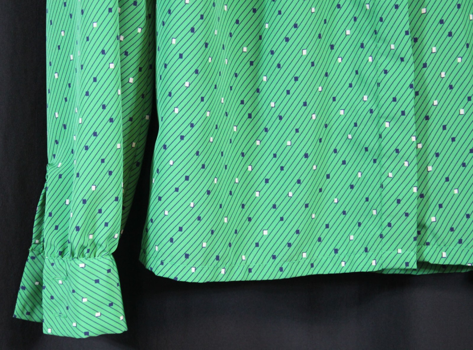 Vtg Country Sophisticates Pendleton Shirt Blouse 80s Retro Geometric Button PM