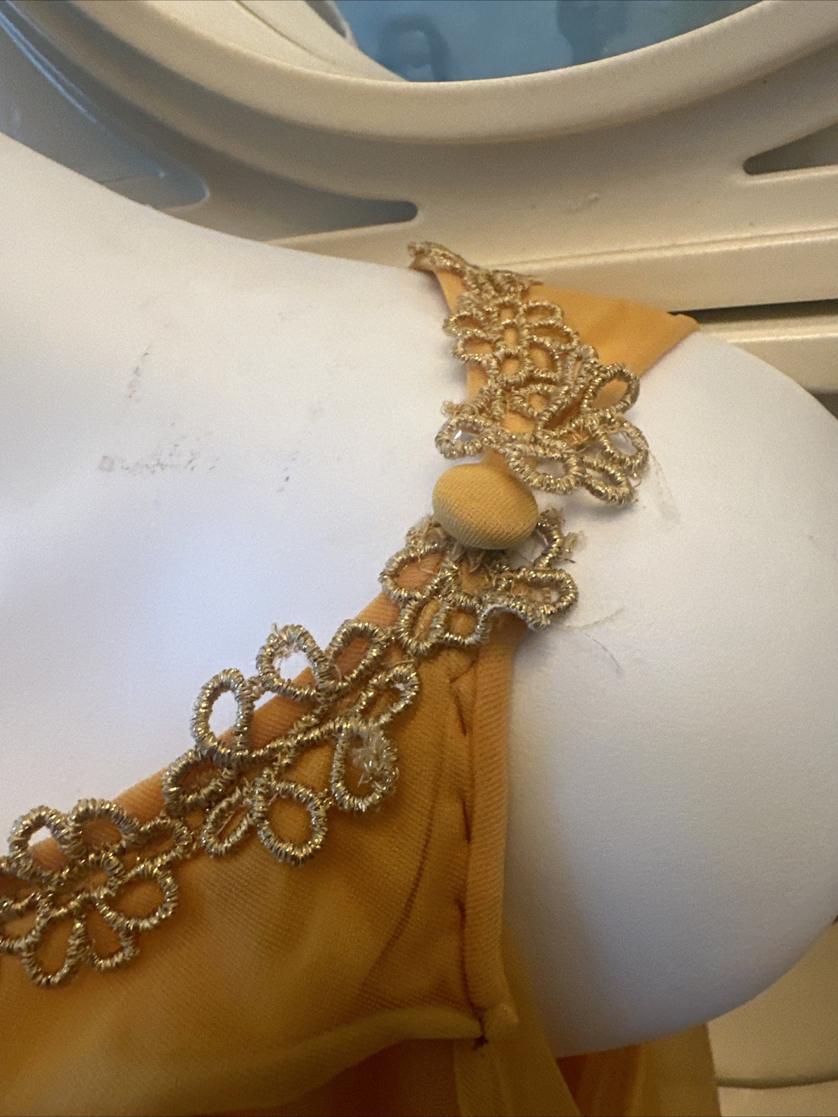 Glydons Hollywood 50s Apricot One Piece Harem Pants & Overlay Lounging Outfit M