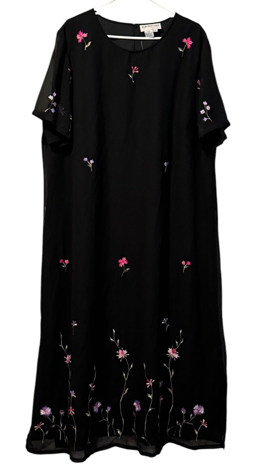 Bedford Fair Lifestyles Floral Maxi Dress Cottagecore Classic Lightweight NWT