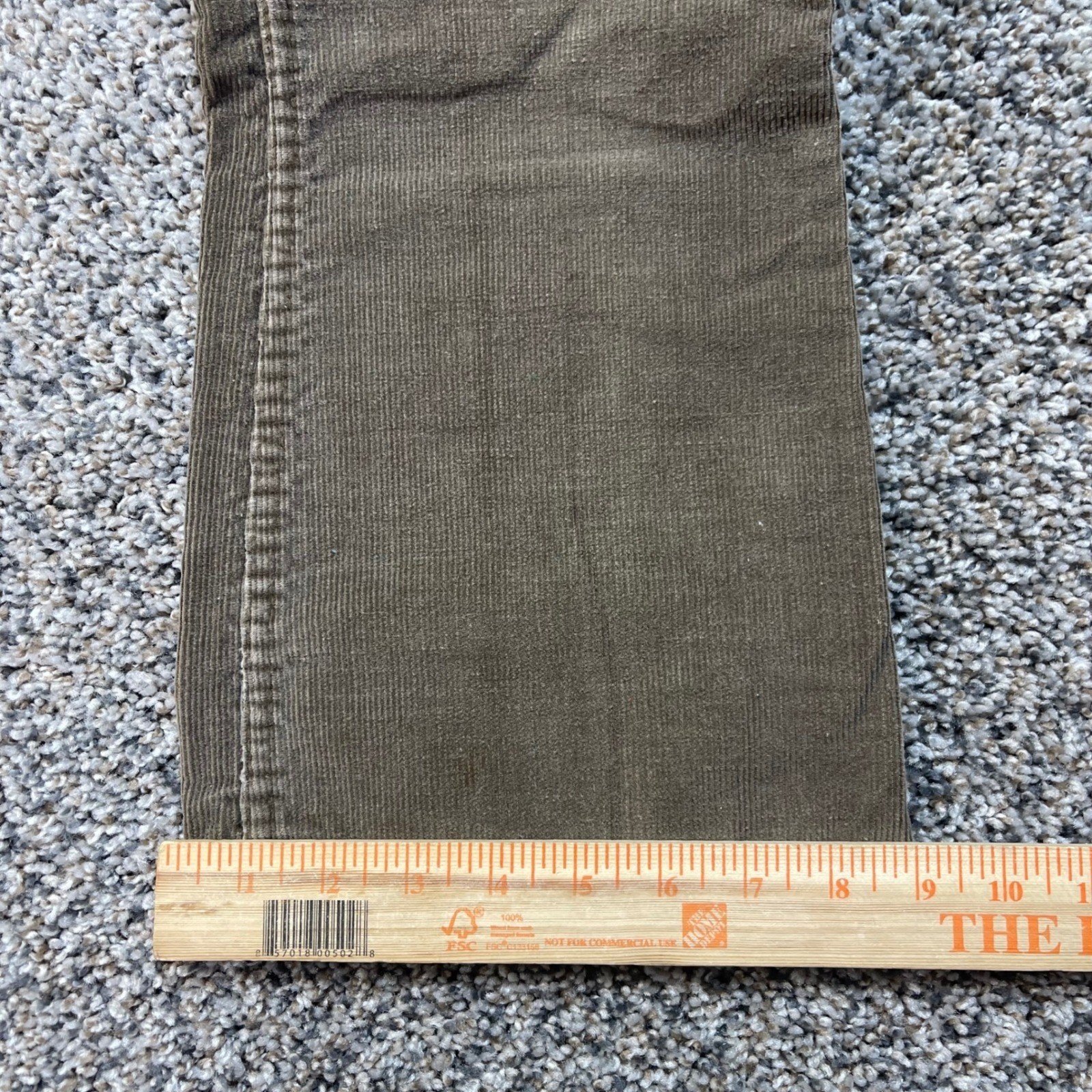 Vintage Levis 746 Women 26×31 Corduroy Pants Brown Flare Leg White Tab High Rise