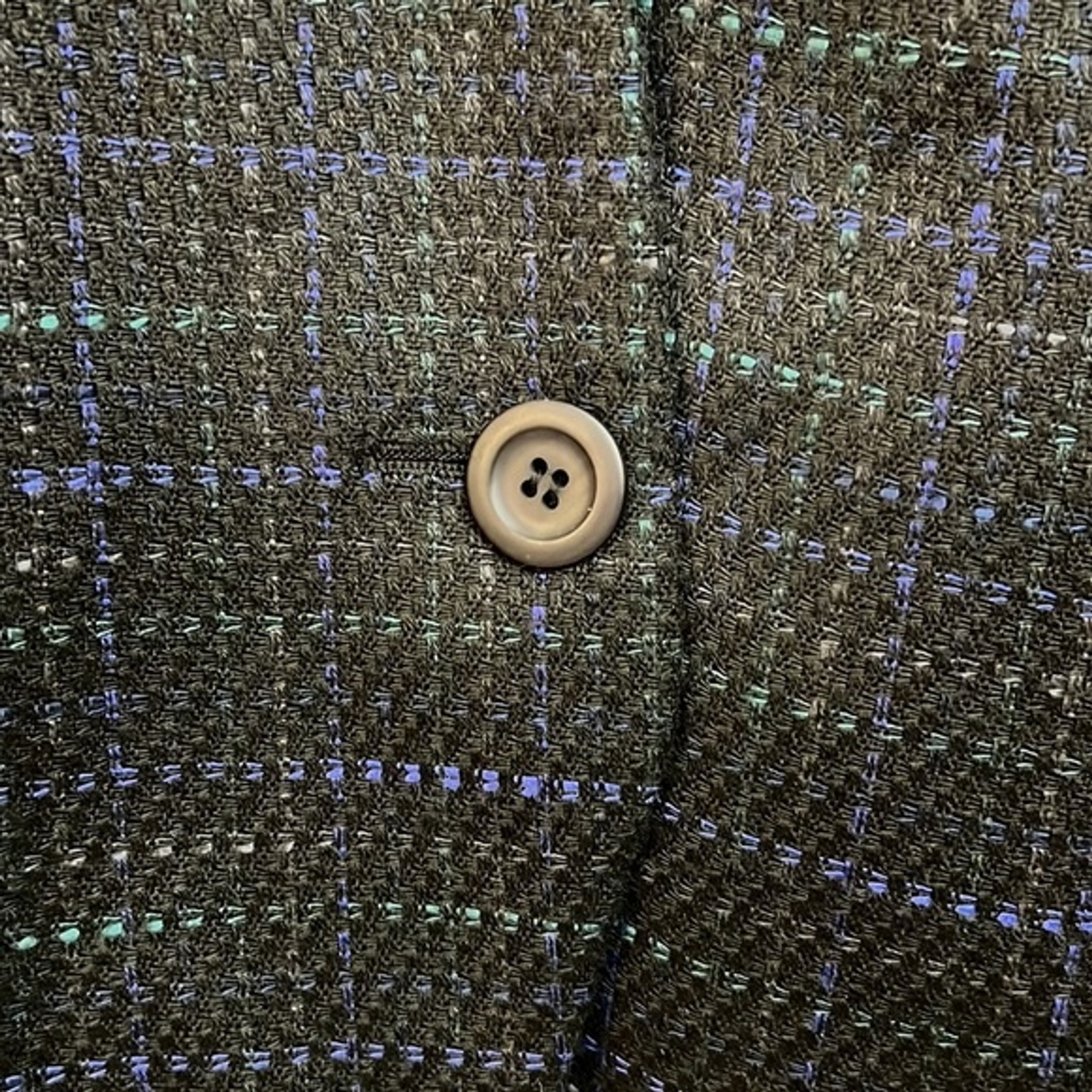 Vintage Gilmor Windowpane Plaid Blazer 16