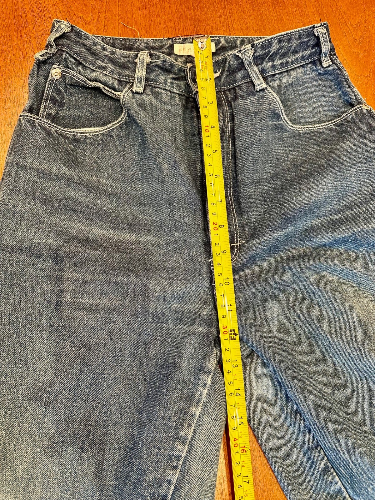 Jou Jou Vintage 90s Denim Blue Jeans Women’s Size 9-10 – Retro New Wave Glam!
