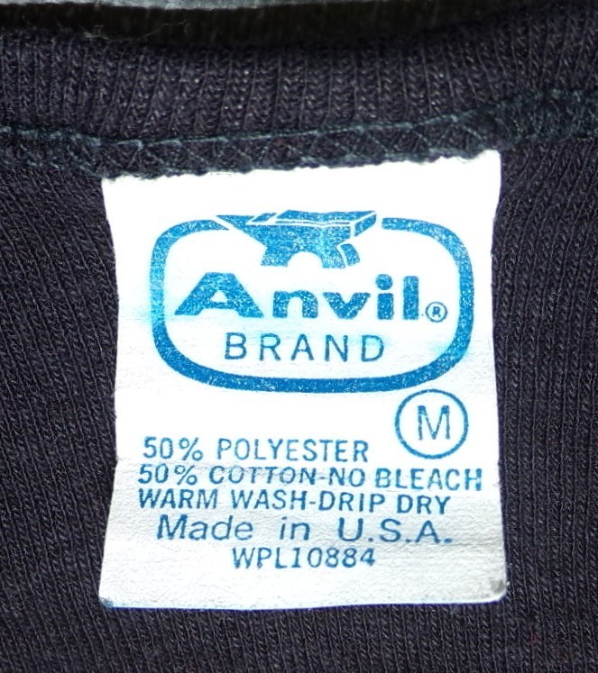 vtg 70s 80’s Picasso T-shirt M Black Bacchanal Anvil USA Single Stitch „Mint”