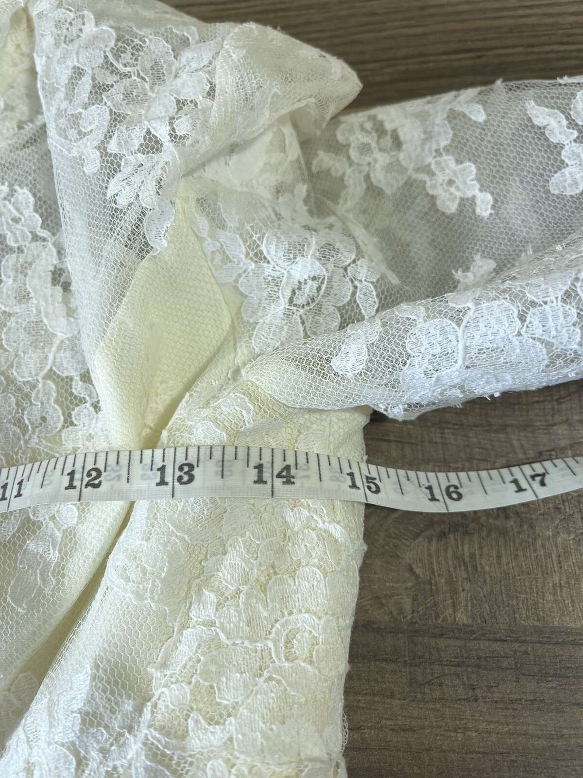 Wedding Dress Alfred Angelo Original by Edythe Vincent Vtg 60s Size 7