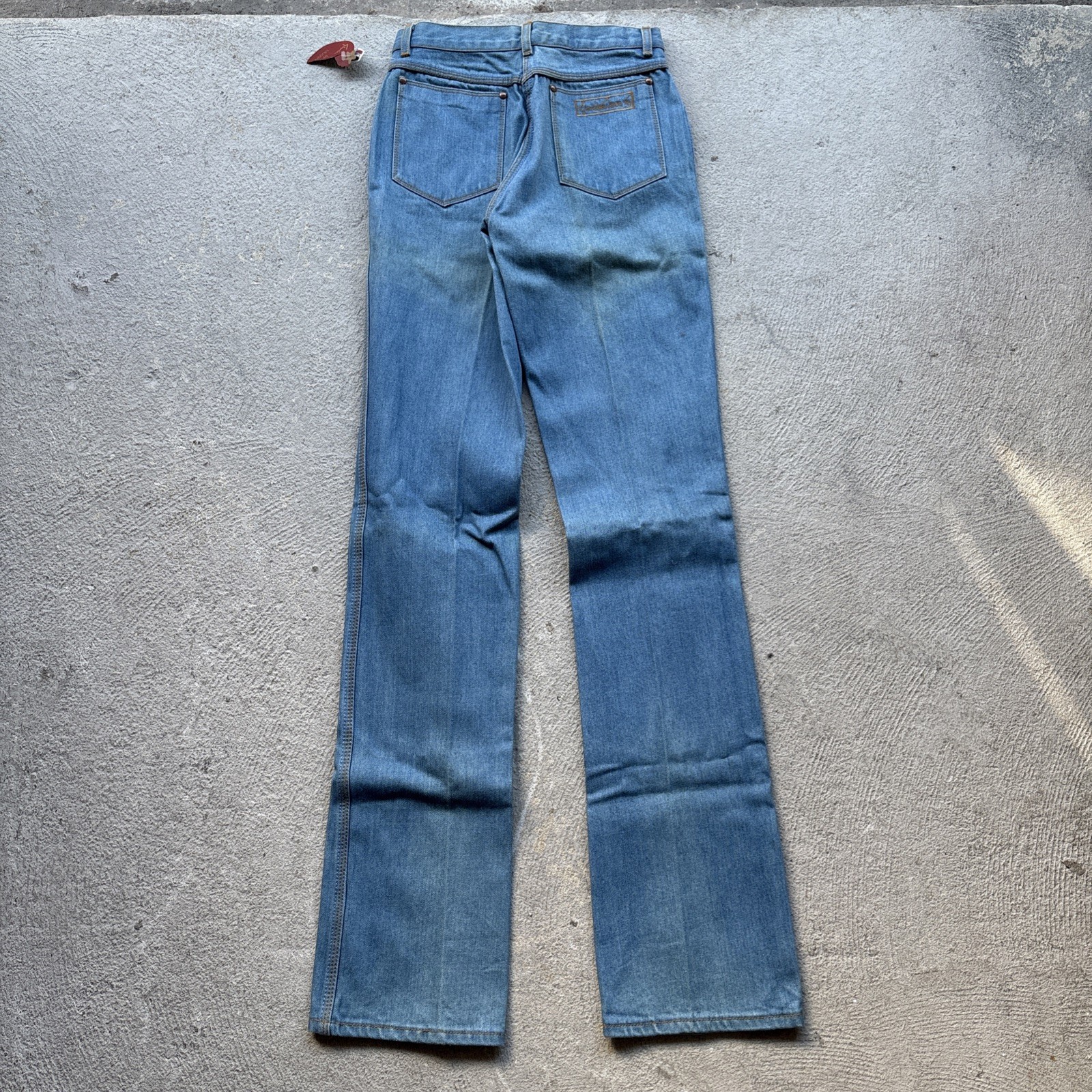 Lot Of 2 70s Deadstock Gloria Vanderbilt Murjani Jeans Womens Denim Sz 8 Vintage