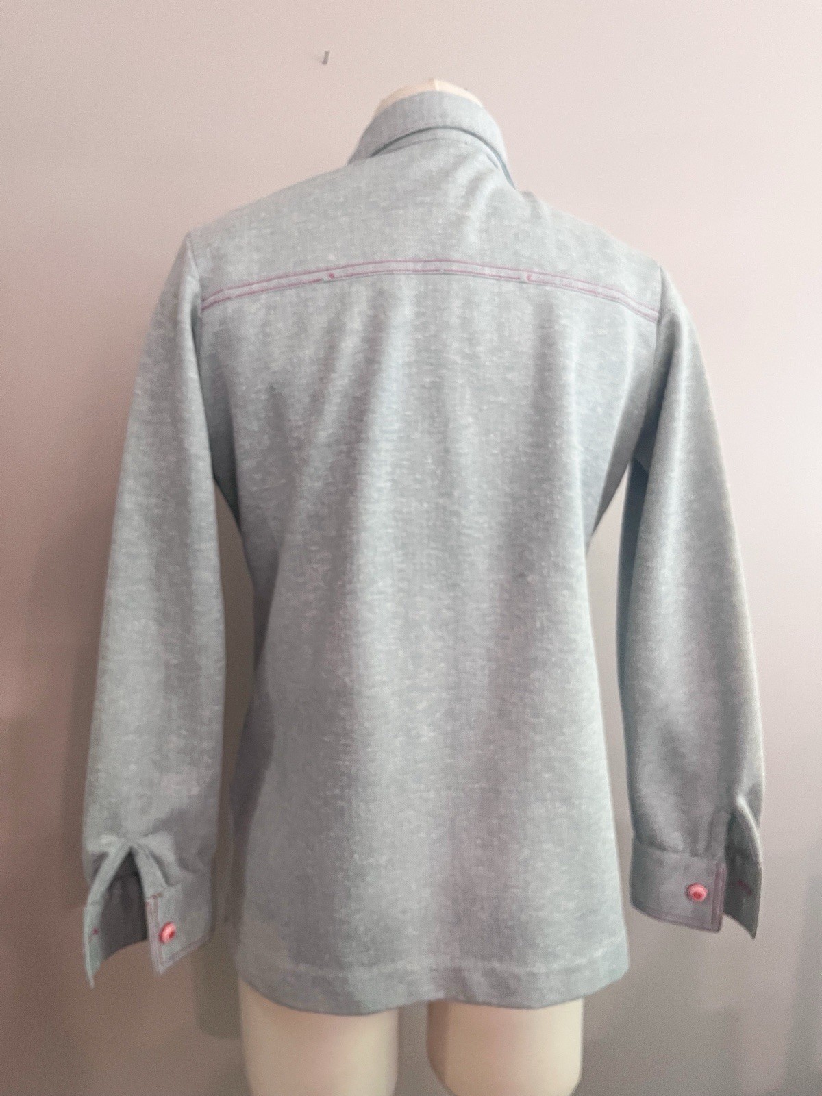 1970s Vintage Douglas Marc Two piece set button down matching vest