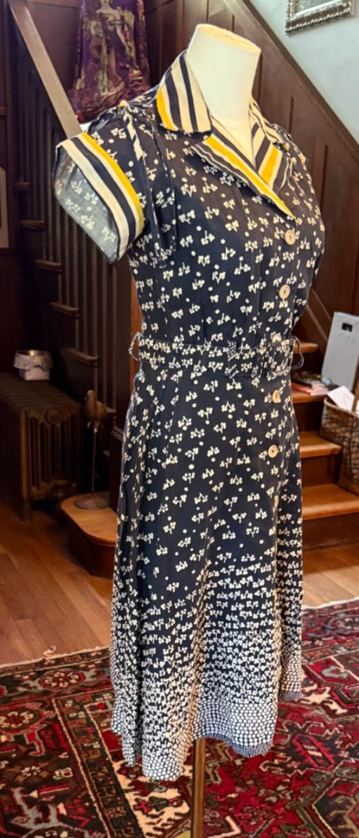 Vintage 1970’s Ragtime 30’s Inspired Dress Small