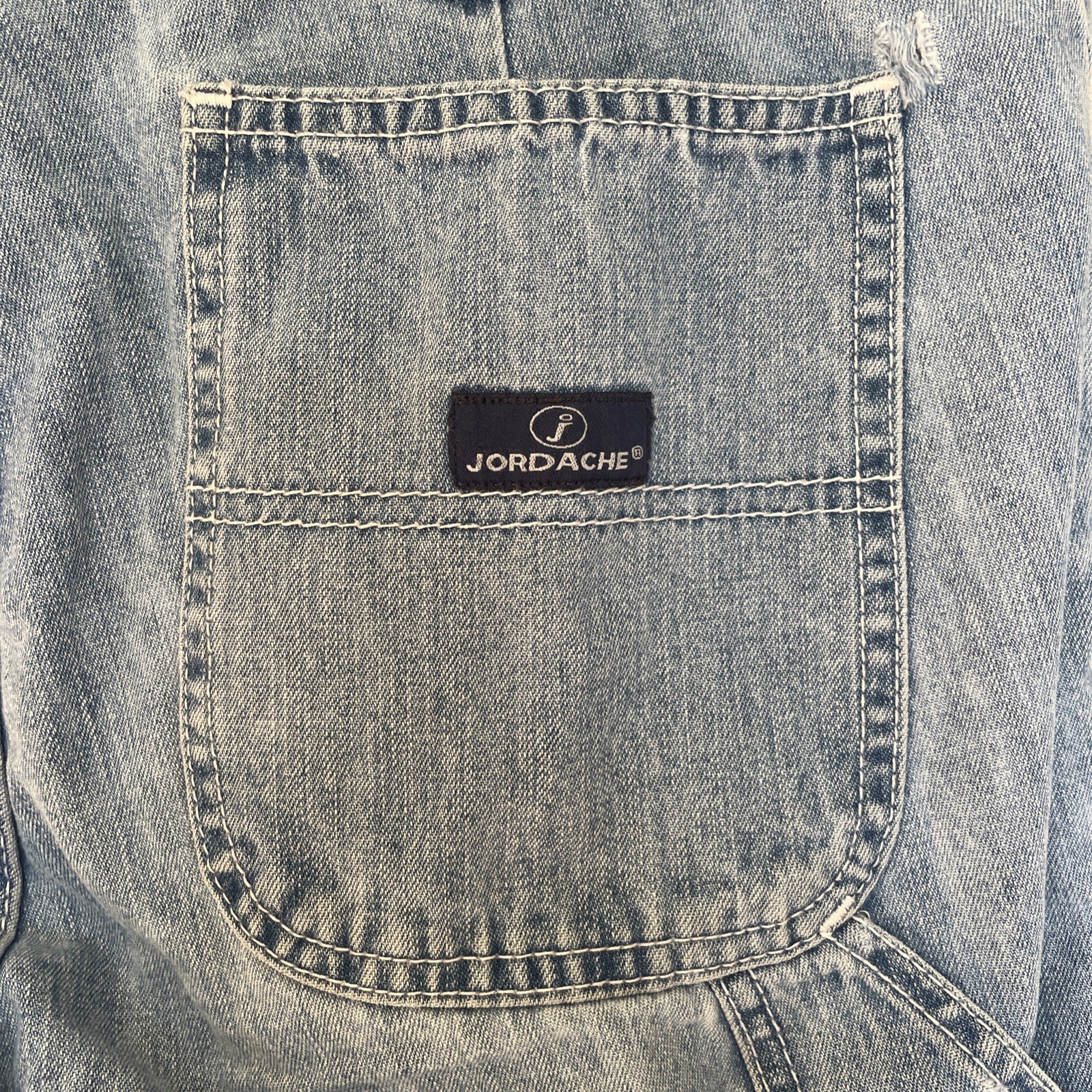 VTG Jordache Carpenter Jeans 1970’s Size 15/16 Light Wash Wide Leg